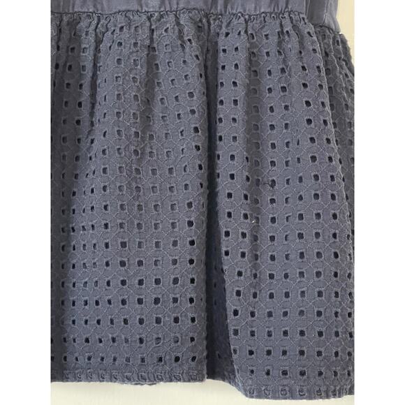 Navy Blue Girls Summer Dress Size 5 - Picture 4 of 8